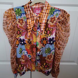 CeliaB Tangiri blouse, multi, M